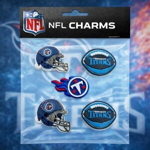 Charms‎ 5 Pcs Tennessee Titans Jibblitz
